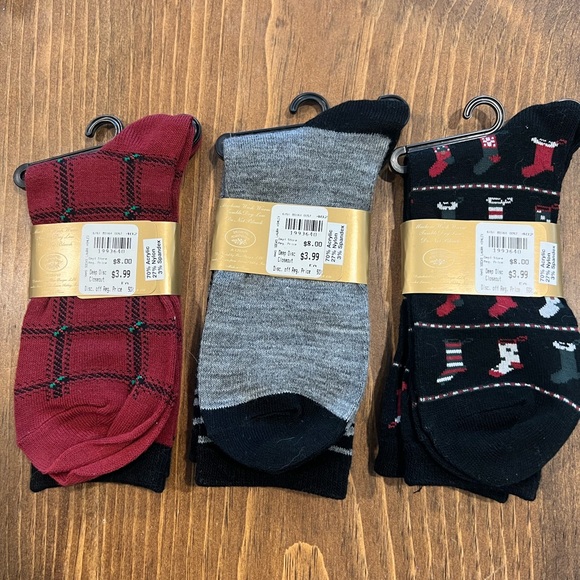 Holiday socks(3pairs) - Picture 2 of 6